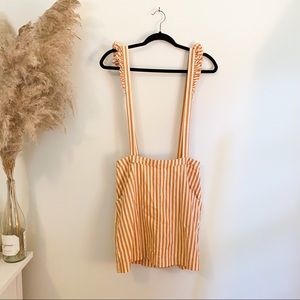 Urban Outfitters Striped Skirt w/ Suspenders